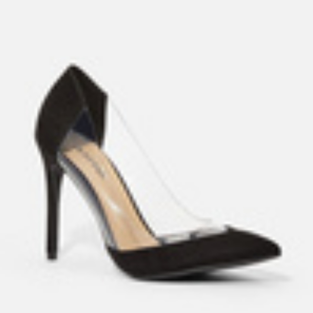 Black pump heels
